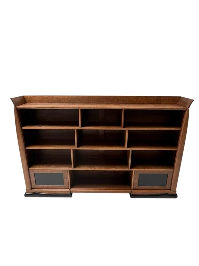 1920s Art Deco Open Bookcase by Paul Bromberg for H. Pander